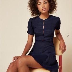HP 🌟 Reformation Henry Mini Dress, size 0, NWT
